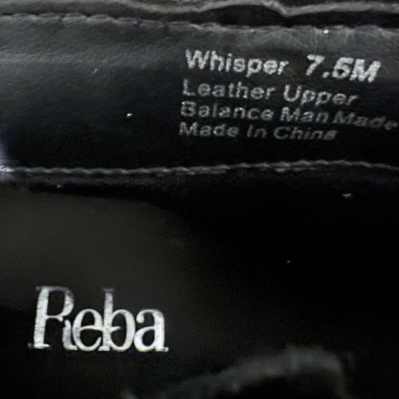 REBA Whispar Ankle Boots, suade leather buckle low heel - Picture 7 of 9